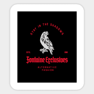 Fontaine Exclusives Native Bird Second Logo Sticker